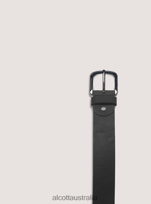 Cintura Basica Effetto Pelle Men 2TH4421213 BK1 BLACK Alcott Accessories