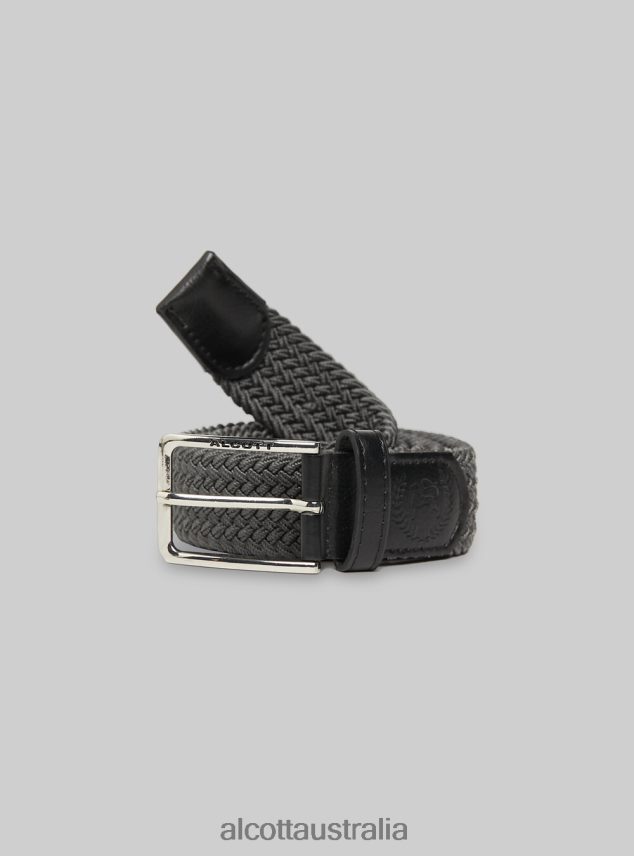 Cintura Intrecciata Men 2TH4421206 BK1 BLACK Alcott Accessories