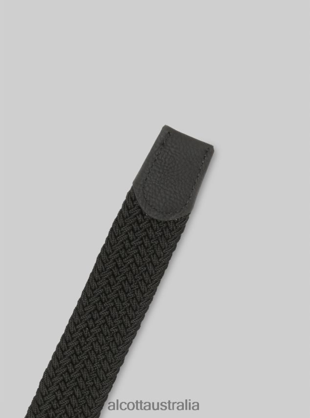 Cintura Intrecciata Men 2TH442695 BK1 BLACK Alcott Accessories