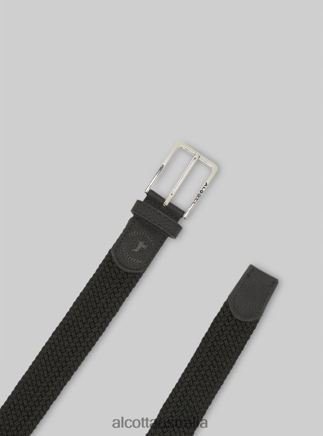 Cintura Intrecciata Men 2TH442695 BK1 BLACK Alcott Accessories