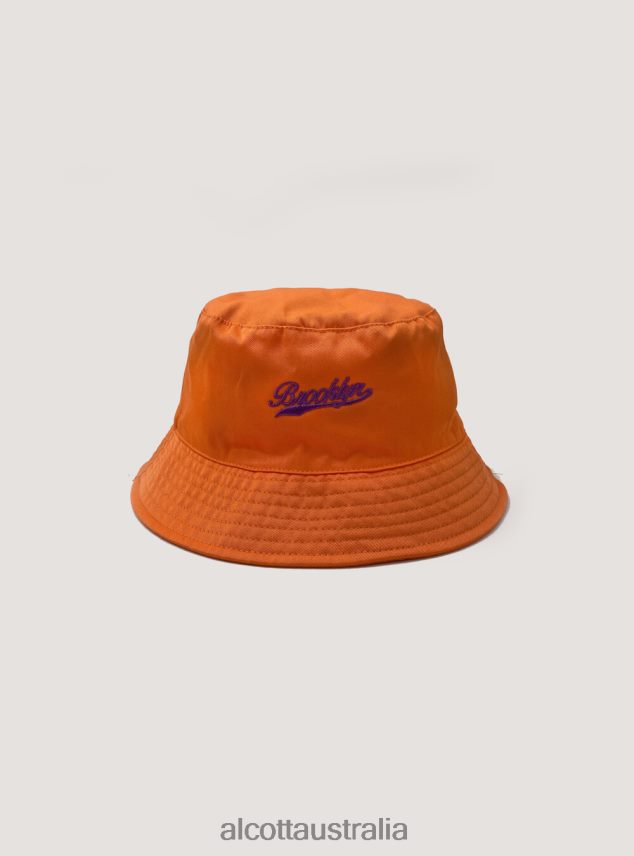 Cappello Pescatore Con Ricamo Men 2TH442577 C330 ORANGE Alcott Accessories