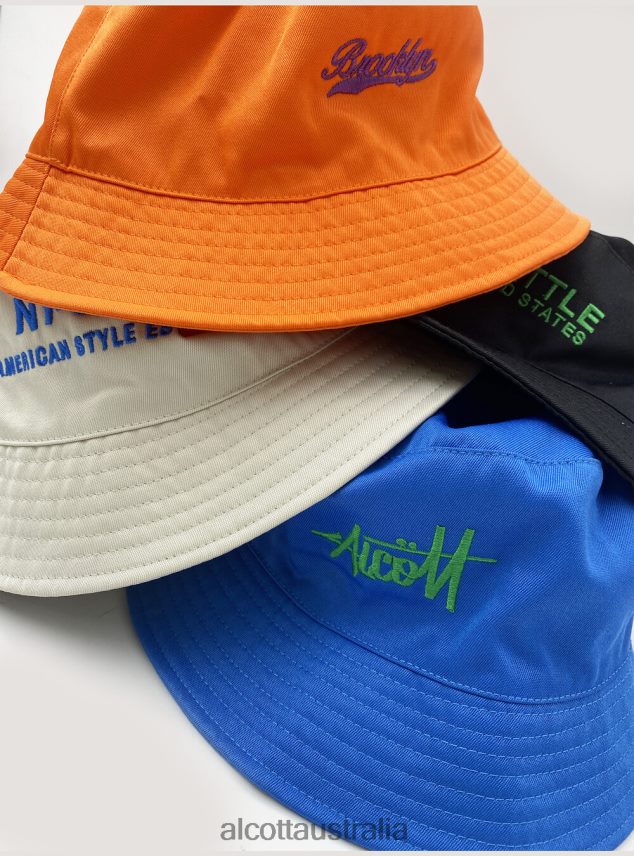 Cappello Pescatore Con Ricamo Men 2TH442577 C330 ORANGE Alcott Accessories