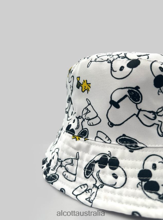 Cappello Pescatore Stampa Snoopy Men 2TH442409 WHITE Alcott Accessories