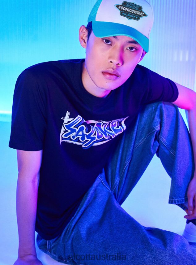 Official Hat Men 2TH4421212 AZ2 AZZURRE MEDIUM Alcott Accessories