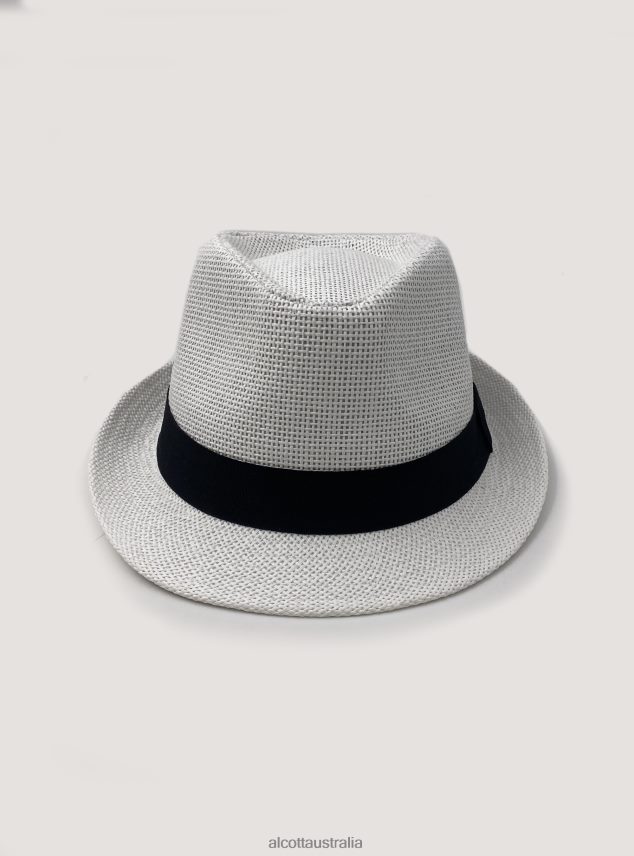 Raffia Effect Hat Men 2TH442773 WH3 WHITE Alcott Accessories