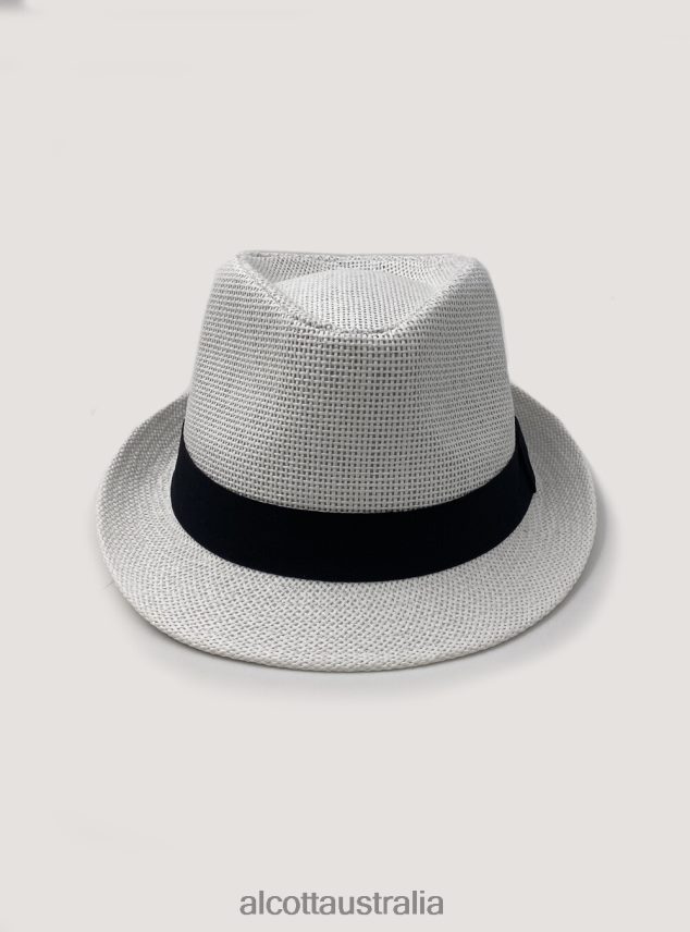 Raffia Effect Hat Men 2TH442773 WH3 WHITE Alcott Accessories