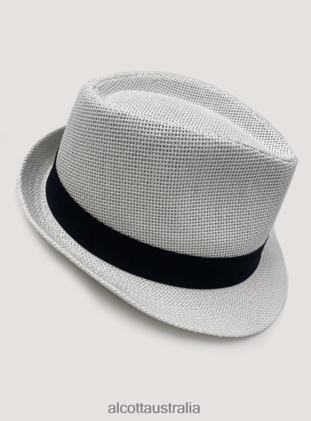 Raffia Effect Hat Men 2TH442773 WH3 WHITE Alcott Accessories