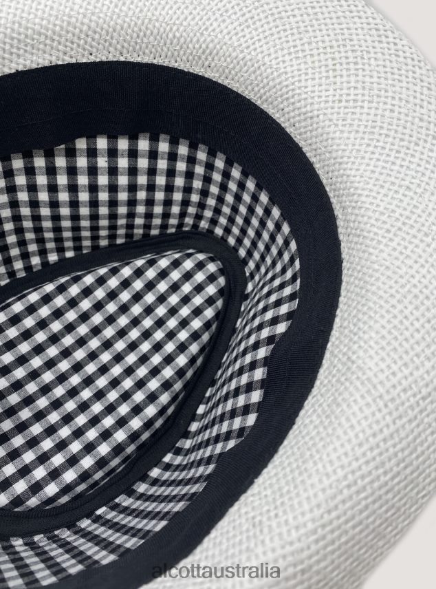 Raffia Effect Hat Men 2TH442773 WH3 WHITE Alcott Accessories