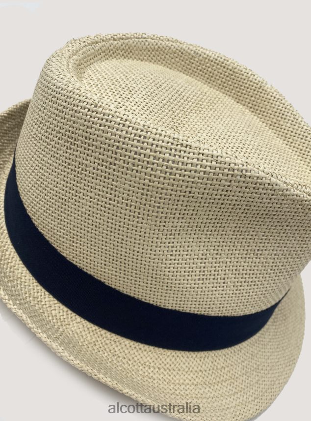 Raffia Effect Hat Men 2TH442774 WH3 WHITE Alcott Accessories
