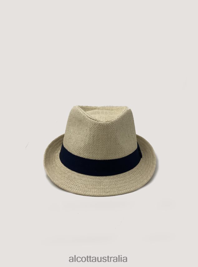 Raffia Effect Hat Men 2TH442774 WH3 WHITE Alcott Accessories