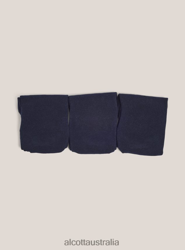 Set 3 Pairs Of Footsies Socks Men 2TH4421109 BK1 BLACK Alcott Accessories