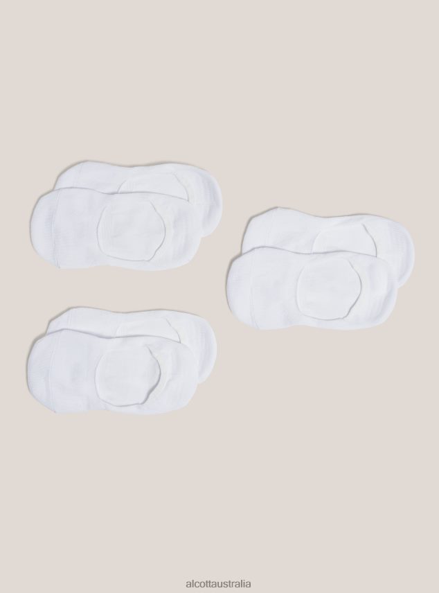 Set 3 Pairs Of Footsies Socks Men 2TH4421110 BK1 BLACK Alcott Accessories