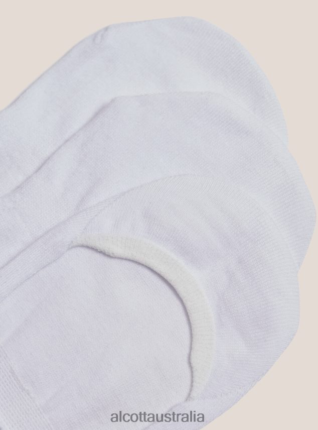 Set 3 Pairs Of Footsies Socks Men 2TH4421110 BK1 BLACK Alcott Accessories