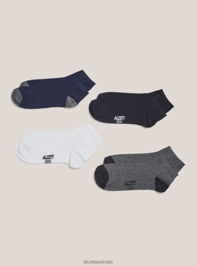 Set 4 Paia Calzini Basico Men 2TH4421184 UNIQUE Alcott Accessories