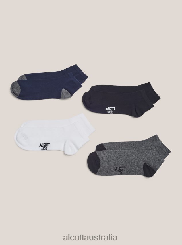 Set 4 Paia Calzini Basico Men 2TH4421184 UNIQUE Alcott Accessories