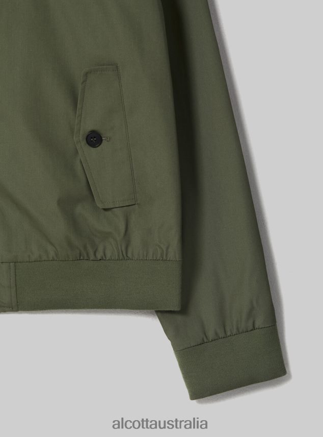 Cotton Blend Bomber Jacket Men 2TH4421201 BG1 BEIGE DARK Alcott Clothing