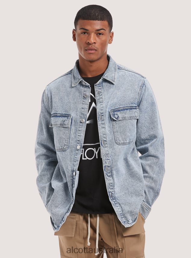 Denim Shirt Jacket Men 2TH4421043 D006 AZURE Alcott Clothing