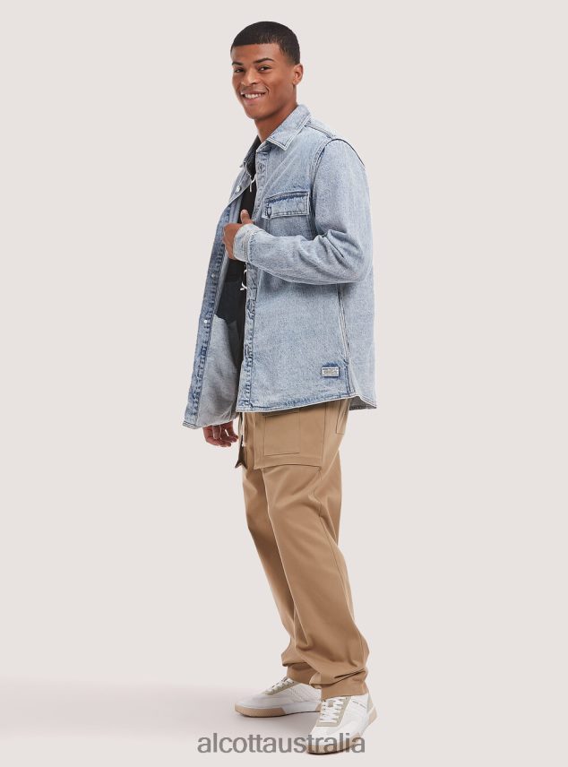 Denim Shirt Jacket Men 2TH4421043 D006 AZURE Alcott Clothing
