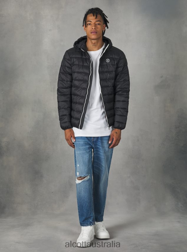 Giubbotto Basic Con Imbottitura Reciclabile Men 2TH4421158 BLACK BK1 Alcott Clothing
