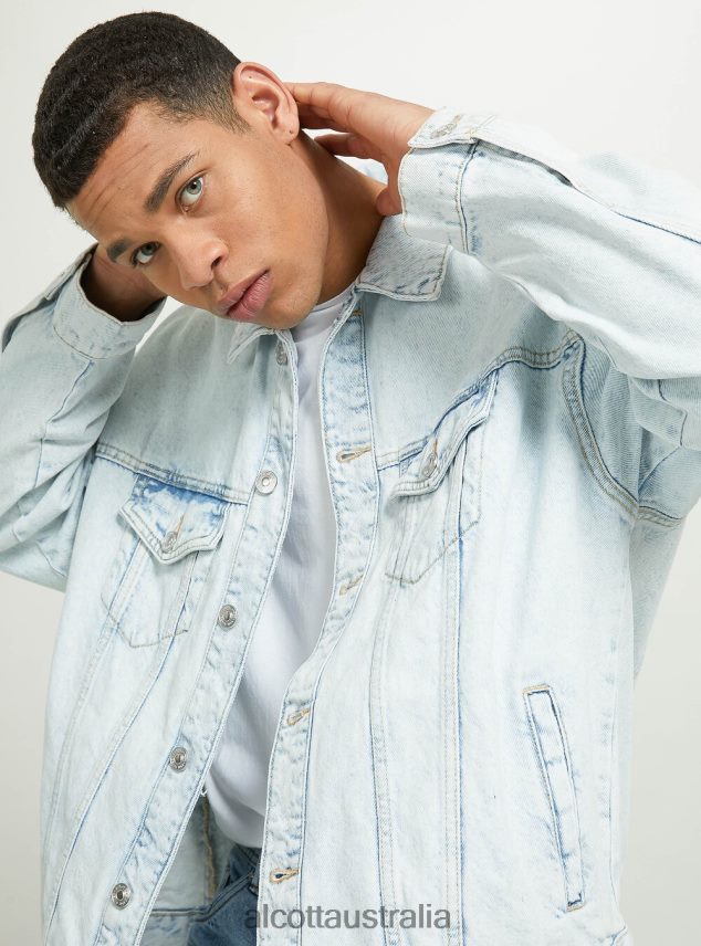 Giubbotto In Denim Oversize Men 2TH442650 D001 DEEP BLUE Alcott Clothing