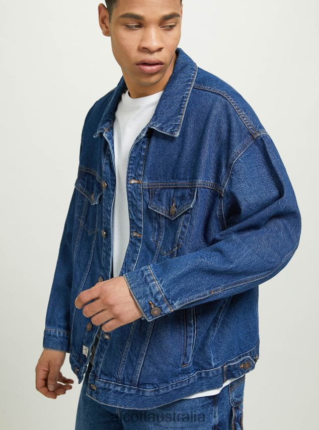 Giubbotto In Denim Oversize Men 2TH442653 D001 DEEP BLUE Alcott Clothing