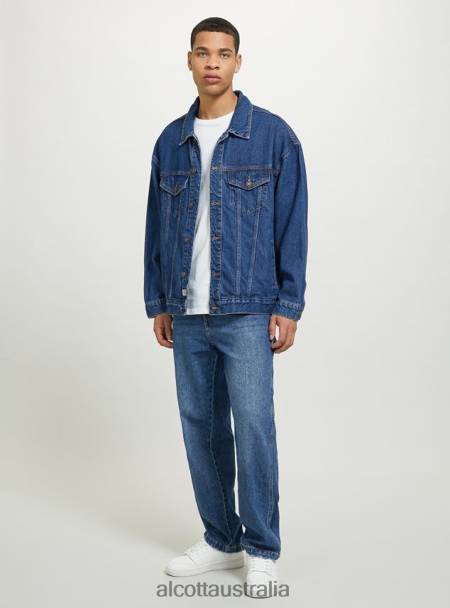 Giubbotto In Denim Oversize Men 2TH442653 D001 DEEP BLUE Alcott Clothing
