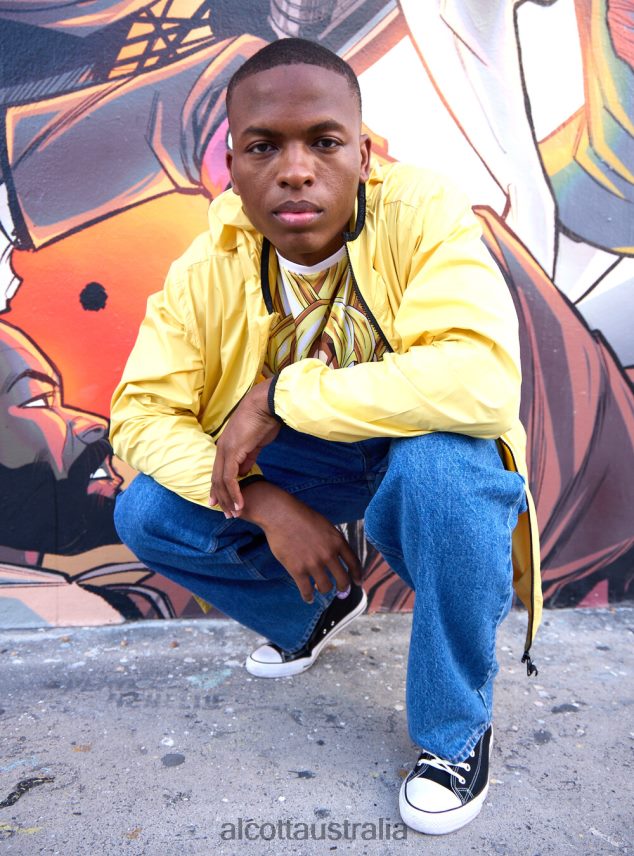 Lightweight Windproof Jacket Men 2TH442740 C837 YELLOW Alcott Clothing