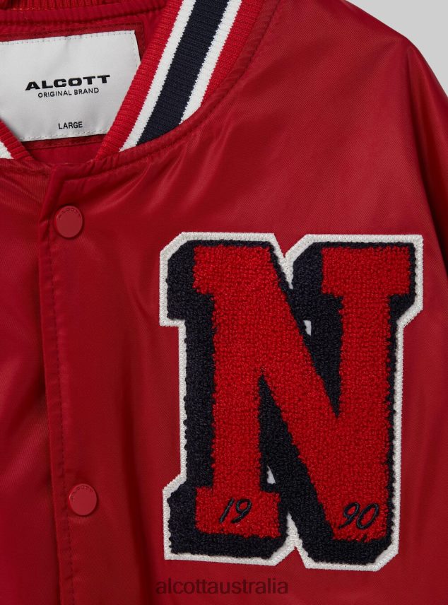 Varsity Bomber Jacket With Patch Men 2TH442864 RY1 ROYALE DARK Alcott Clothing