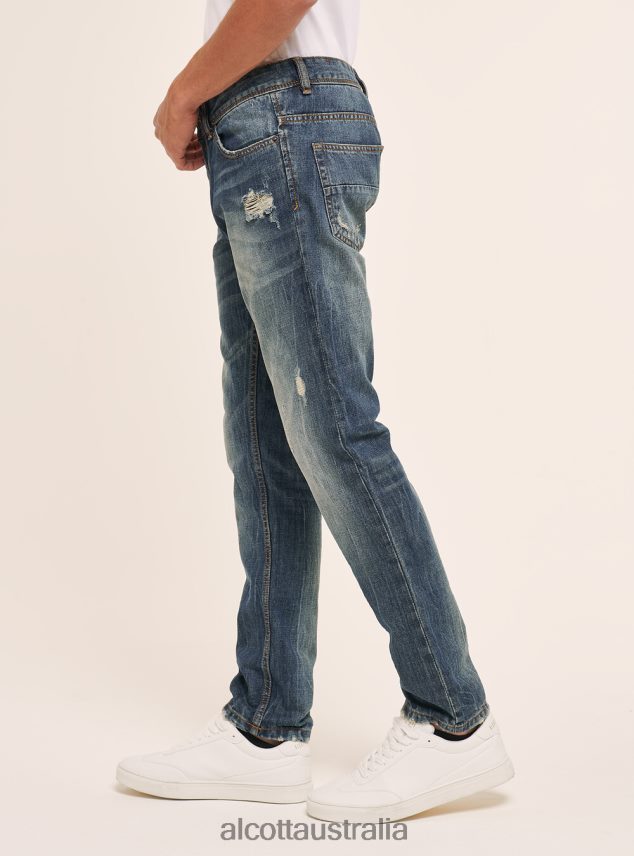 Jeans Slim Fit Men 2TH442806 AZURE Alcott Clothing