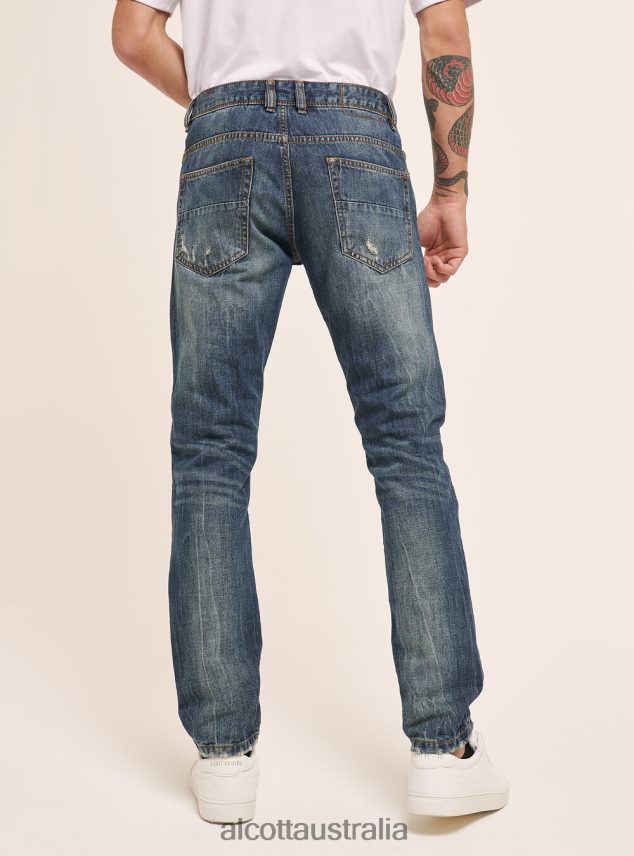 Jeans Slim Fit Men 2TH442806 AZURE Alcott Clothing