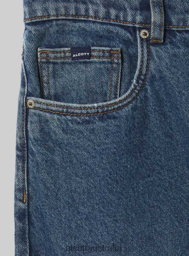 Loose-Fit Jeans Men 2TH442755 D003 MEDIUM BLUE Alcott Clothing