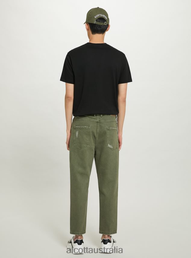 Relaxed Fit Jeans With Chain Men 2TH442788 WH1 OFF WHITE Alcott Clothing