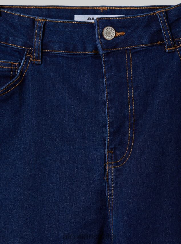 Super Skinny Fit Stretch Denim Jeans Men 2TH442797 D003 MEDIUM BLUE Alcott Clothing