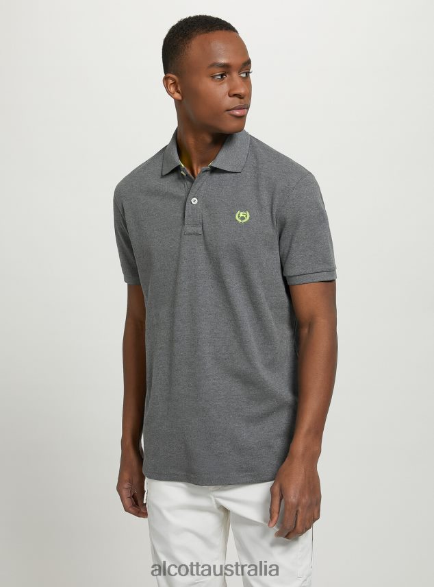 Cotton Pique Polo Shirt With Embroidery Men 2TH4421142 WH3 WHITE Alcott Clothing