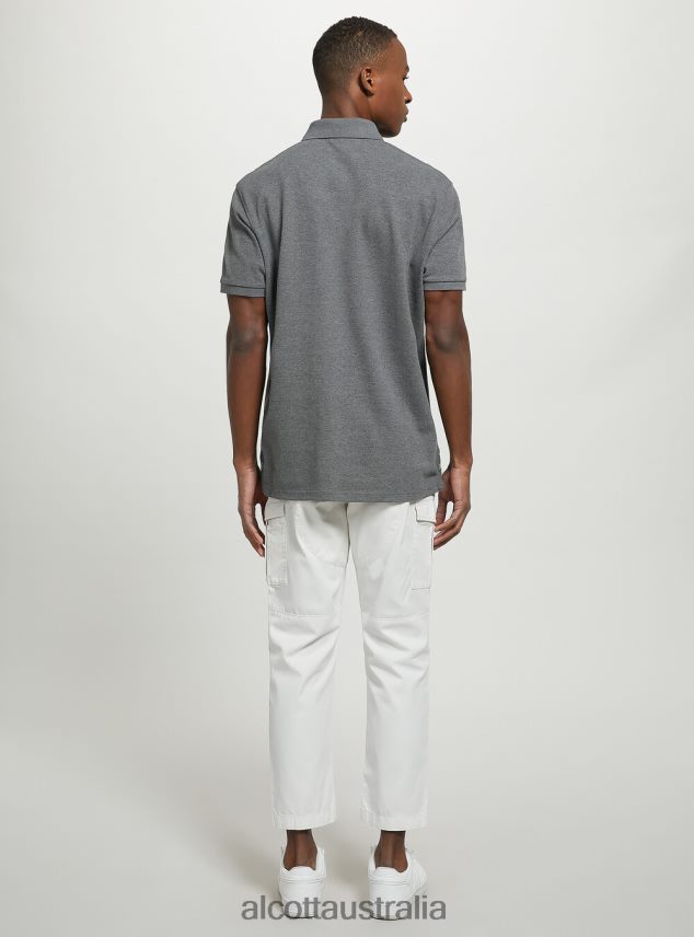 Cotton Pique Polo Shirt With Embroidery Men 2TH4421142 WH3 WHITE Alcott Clothing