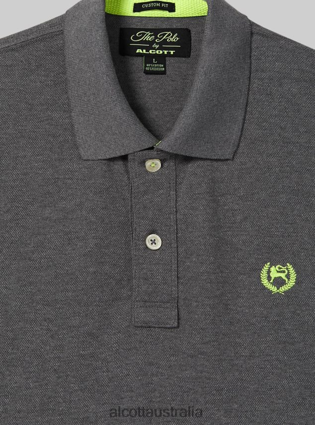 Cotton Pique Polo Shirt With Embroidery Men 2TH4421142 WH3 WHITE Alcott Clothing