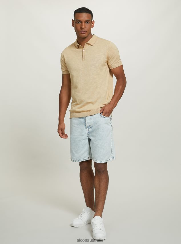 Polo Pullover Men 2TH442920 BG3 BEIGE LIGHT Alcott Clothing