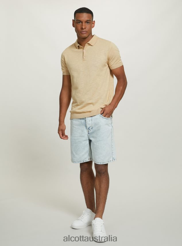 Polo Pullover Men 2TH442920 BG3 BEIGE LIGHT Alcott Clothing