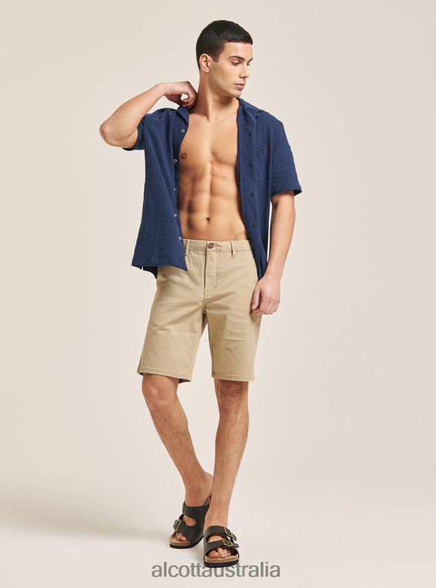 Camicia Collo Bowling In Misto Con Taschino Men 2TH442818 WH1 OFF WHITE Alcott Clothing