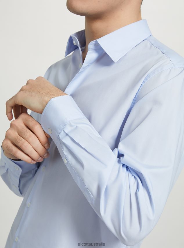 Long-Sleeved Shirt Men 2TH4421027 AZURE Alcott Clothing