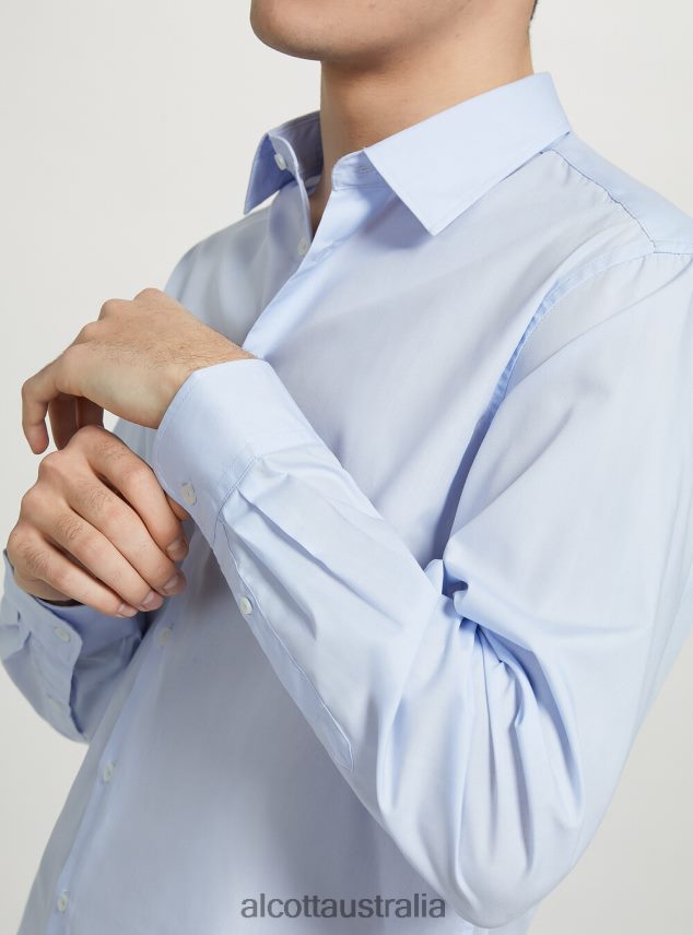 Long-Sleeved Shirt Men 2TH4421027 AZURE Alcott Clothing