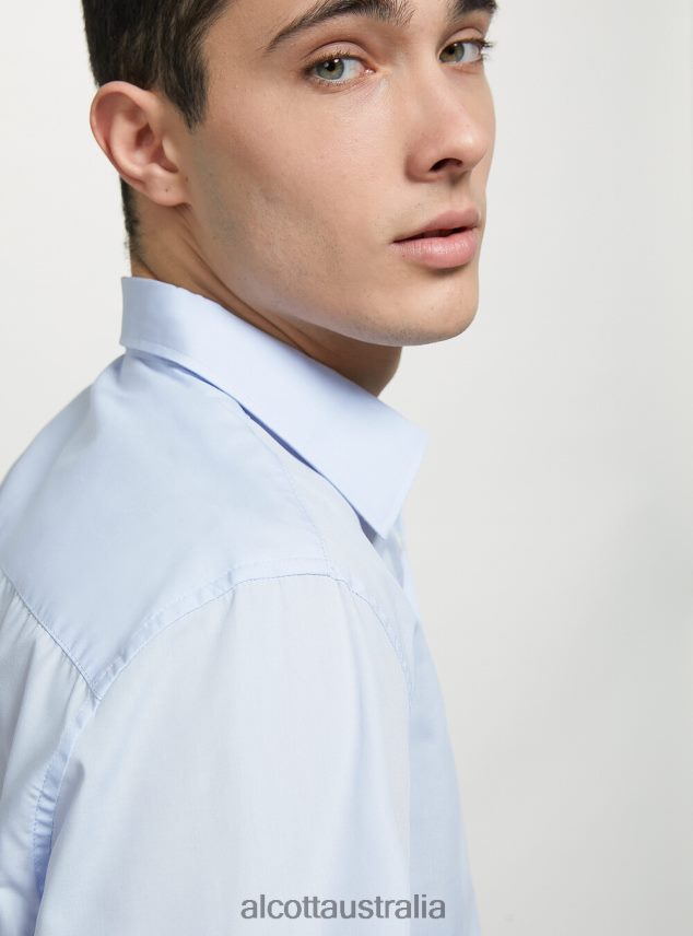 Long-Sleeved Shirt Men 2TH4421027 AZURE Alcott Clothing