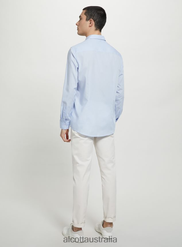 Long-Sleeved Shirt Men 2TH4421027 AZURE Alcott Clothing