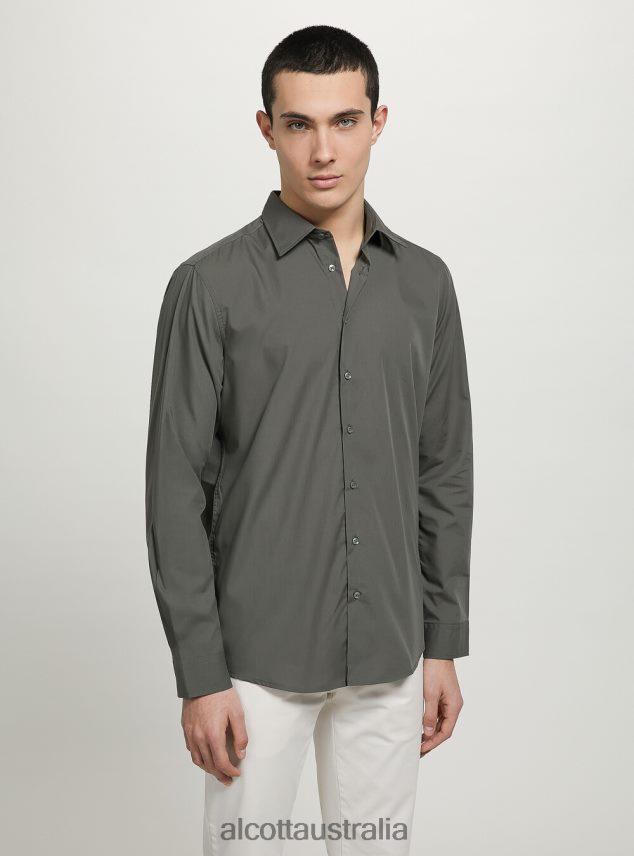 Long-Sleeved Shirt Men 2TH4421146 AZURE Alcott Clothing