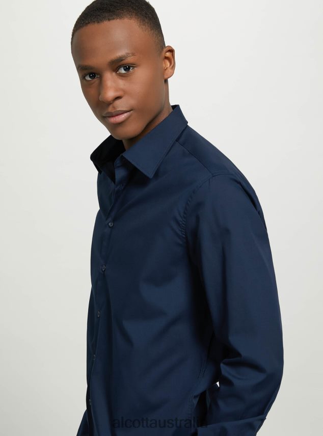 Long-Sleeved Shirt Men 2TH4421187 AZURE Alcott Clothing