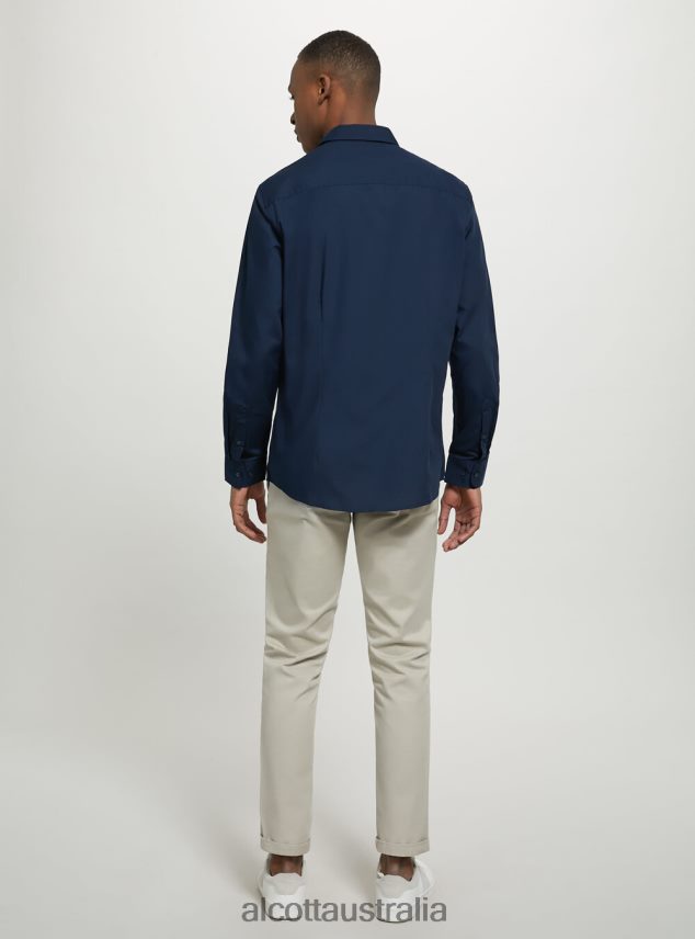 Long-Sleeved Shirt Men 2TH4421187 AZURE Alcott Clothing