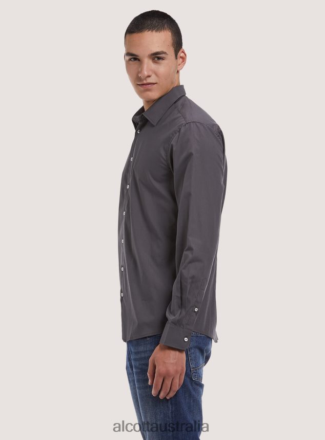 Long-Sleeved Shirt Men 2TH442839 AZURE Alcott Clothing