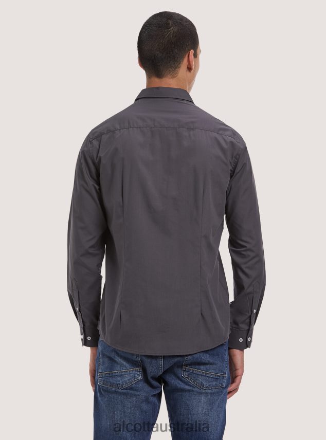 Long-Sleeved Shirt Men 2TH442839 AZURE Alcott Clothing