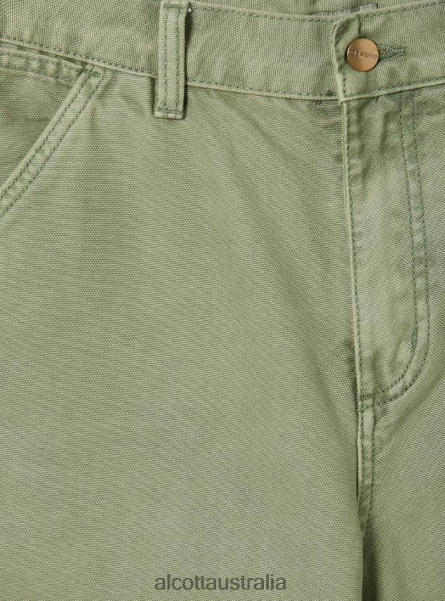 Bermuda Canvas Carpenter Men 2TH4421036 GN3 GREEN LIGHT Alcott Clothing