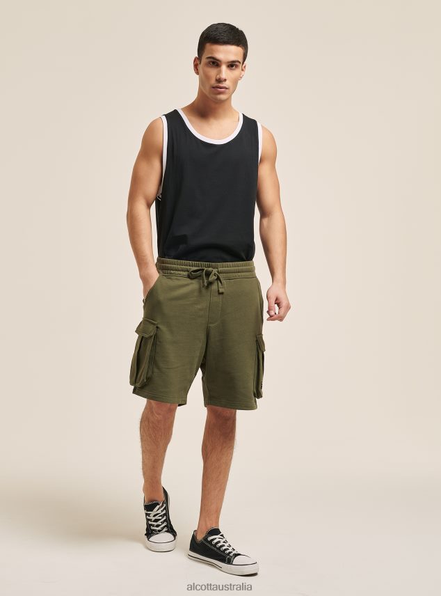 Bermuda Cargo Men 2TH4421073 BLACK Alcott Clothing